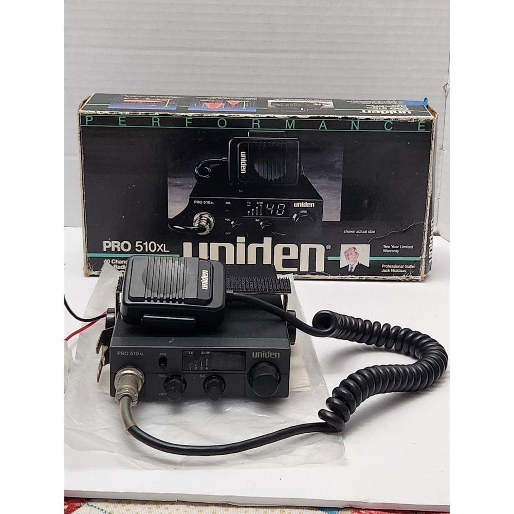 UNIDEN Pro 510XL 40 Channel Mobile CB Radio With 7 Watt Output